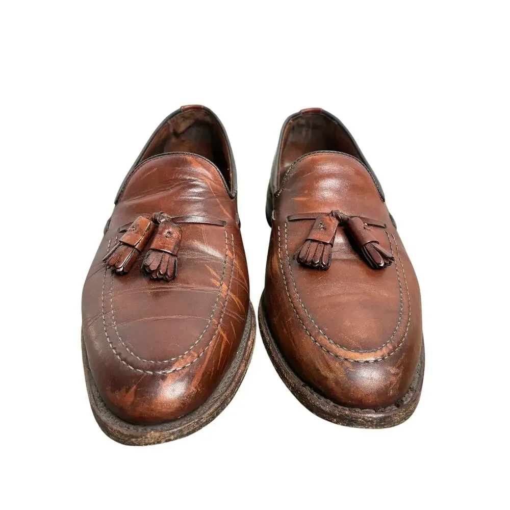Allen Edmonds Grayson 8272 Tassel Loafers Men 10 Leather Handcrafted in USA